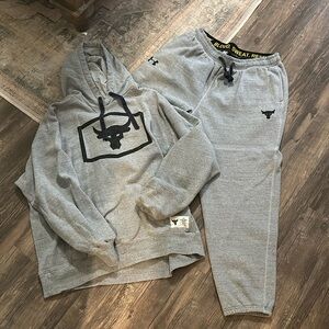 Men’s matching jogger & hoodie, project rock , joggers XL, hoodie XXL